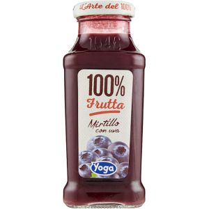 SUCCO YOGA ARTE DEL 100% MIRTILLO VETRO 200 ML   12 Pezzi