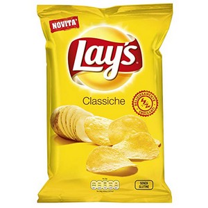 PATATINE LAY'S CLASSICHE 300 GR   12 Pezzi