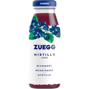 SUCCO ZUEGG SEL.PREM.NETTARE MIRTILLO VETRO 200 ML   24 Pezzi