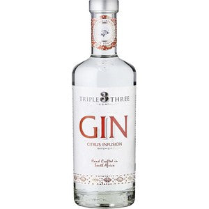 GIN TRIPLE 3 THREE CITRUS INFUSION 50CL