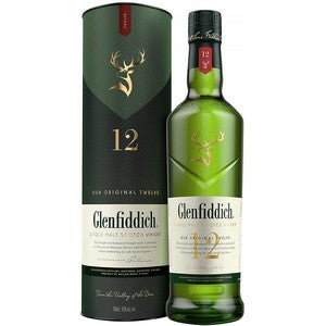 WHISKY GLENFIDDICH SINGLE MALT 12 Y.O. 40° 1 L