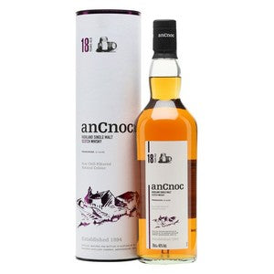 WHISKY AN CNOC SINGLE MALT 18 Y.O. 46° 70 CL