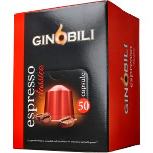 CAFFÈ ESPRESSO CLASSICO CAPSULE GINOBILI 50 PZ   3 Pezzi