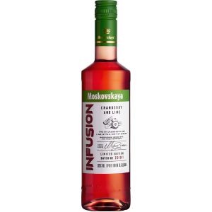 VODKA MOSKOVSKAYA INFUSION CRANBERRY E LIME 32° 70 CL