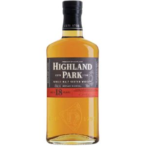 WHISKY HIGHLAND PARK SINGLE MALT 18 Y.O. 43° 70 CL