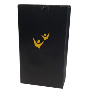 SCATOLA CON CORDA NERA 2 BOTTIGLIE 75 CL