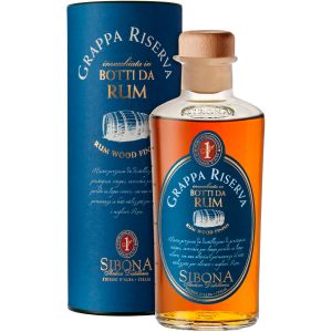 GRAPPA SIBONA ANTICA DISTILLERIA INVECCHIATA BOTTI DA RUM ASTUCCIO 44° 50CL