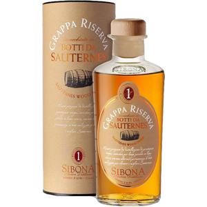 GRAPPA SIBONA ANTICA DISTILLERIA INVECCHIATA BOTTI SAUTERNES ASTUCCIO 50CL