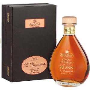 GRAPPA SIBONA ANTICA DISTILLERIA BAROLO LA DIMENTICATA 20 ANNI 44° 50CL