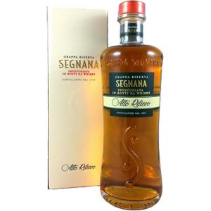 GRAPPA SEGNANA ALTO RILIEVO RISERVA BOTTI DI WHISKY ASTUCCIATO 70CL