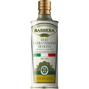 OLIO EXTRAVERGINE DI OLIVA FILTRATO BARBERA 500 ML