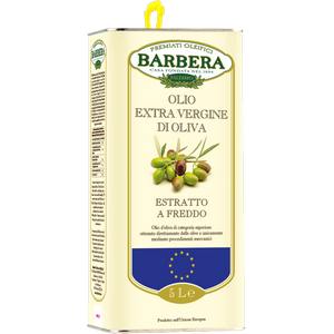 OLIO EXTRAVERGINE DI OLIVA MEDITERRANEO BARBERA LATTA 5 L