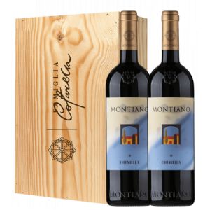 COTARELLA CASSETTA IN LEGNO SODALE + FERENTANO 2 BOTTIGLIE 75 CL