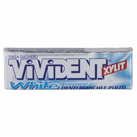 VIVIDENT WHITE XYLIT PEPPERMINT40PZ