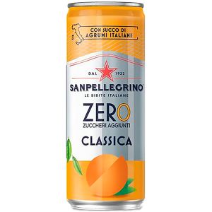 ARANCIATA ZERO SANPELLEGRINO LATTINA 330ML   24 Pezzi