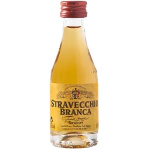 LIQUORE BRANCA STRAVECCHIO MIGNON 38° 5 CL   12 Pezzi