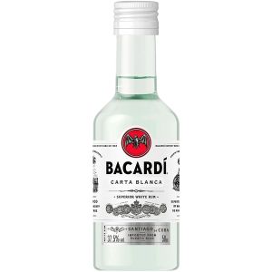 RUM BACARDI CARTA BLANCA MIGNON 40° 5CL   10 Pezzi