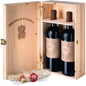 MICHELE CHIARLO PALAS BAROLO DOCG CASSETTA LEGNO 2 BOTTIGLIE 75 CL