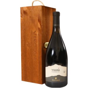 NICOSIA VULKA ETNA ROSSO DOC MAGNUM CASSETTA IN LEGNO 1,5L