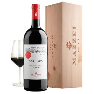 MAZZEI SER LAPO CHIANTI CLASSICO RISERVA DOCG MAGNUM CASSETTA IN LEGNO 1,5L