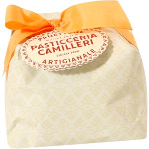 PANETTONE FARCITO ALLA CREMA DI PISTACCHIO E RICOPERTO DI CIOCCOLATO 1 KG