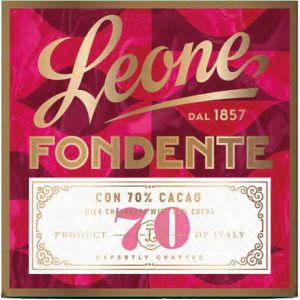 LEONE TAVOLETTA DI CIOCCOLATO GREZZO 70% CLASSICO 70 G