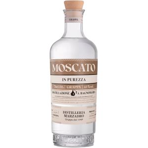 GRAPPA MARZADRO MONOVITIGNO MOSCATO 41° 70CL
