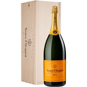 CHAMPAGNE VEUVE CLICQUOT YELLOW LABEL 6L ASTUCCIO LEGNO