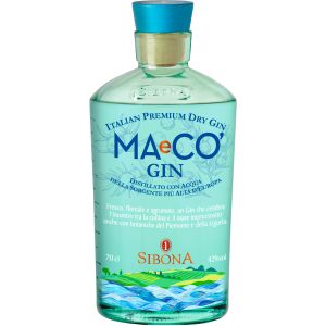 GIN SIBONA MAeCO' ITALIAN PREMIUM DRY GIN 42° 70CL