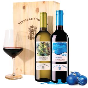 MICHELE CHIARLO ROERO ARNEIS + BARBERA D'ASTI DOCG CASSETTA LEGNO 2         BOTTIGLIE 75 CL