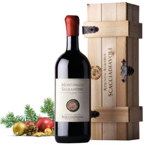 SCACCIADIAVOLI MONTEFALCO SAGRANTINO DOCG 1,5 L ASTUCCIO LEGNO