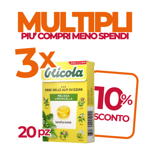 ASTUCCI CARAMELLE RICOLA GUSTO MELISSA LIMONCELLO