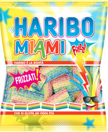 30 x BUSTE MIAMI FRIZZI HARIBO 90gr