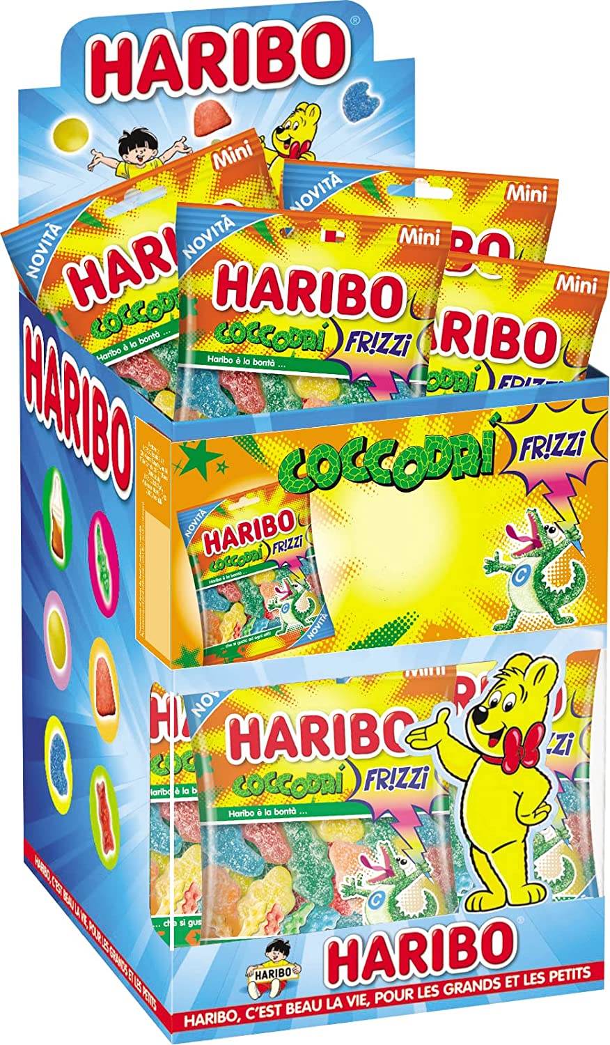 MINI HARIBO COCCODRI FRIZZI GR. 40 PZ.30