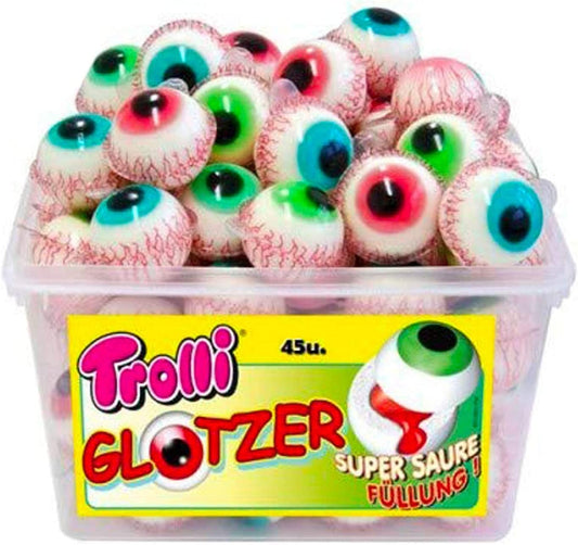 45 x CARAMELLE OCCHIO POP EYE FRAGOLA 18.8gr