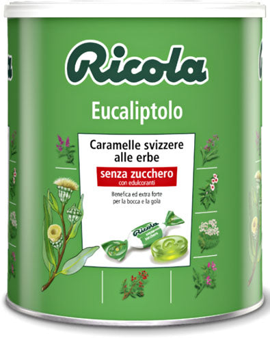 1 x RICOLA EUCALIPTOLO S/ZUC. BARATTOLO 1 kg