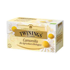 20 x BUSTINE TWININGS INFUSIONS CAMOMILLA BIOLOGICA