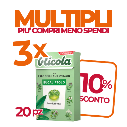 ASTUCCI CARAMELLE RICOLA GUSTO EUCALIPTOLO