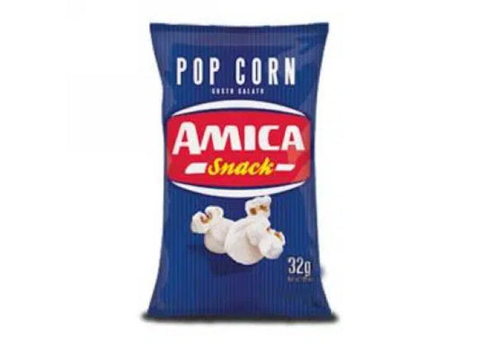 24 x POP CORN AMICA CHIPS SNACK 32gr