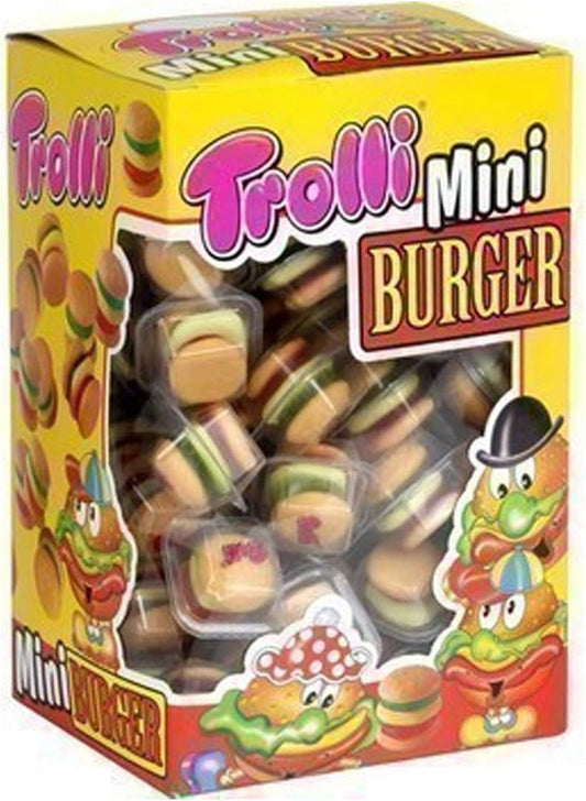 80 x CARAMELLE GOMMOSE MINI BURGER TROLLI