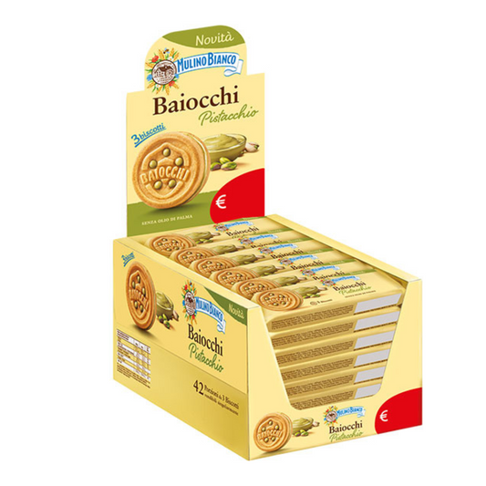 42 x ESPOSITORE BAIOCCHI PISTACCHIO 28 gr