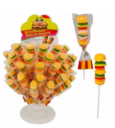 SPIEDINO BURGER GUMMY G19X60PZ ROS