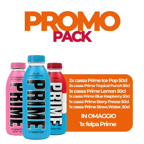 PROMO PACK PRIME + FELPA OMAGGIO