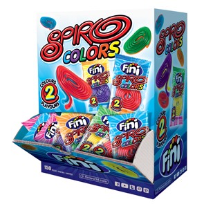 150 x CARAMELLE SPIRO COLORS FINI