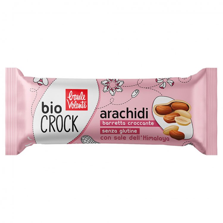 1 x BIOTOBIO CROCCANTE BIO ARACHIDE SENZA GLUTINE VEGANO 30 Gr 20 Pz