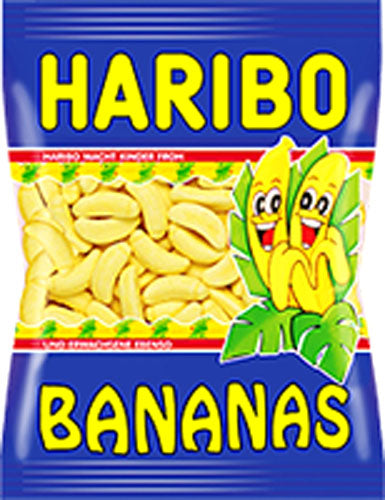 30 x BUSTE BANANAS HARIBO 100gr