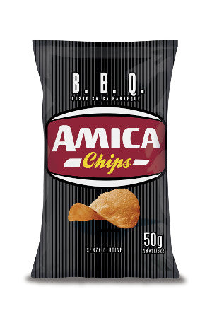 21 x PATATINA AMICA CHIPS BARBECUE 50gr