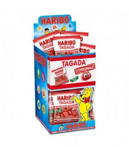 30 x CARAMELLE TAGADA MINI HARIBO 30gr