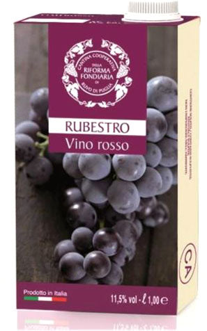 VINO ROSSO BRICK L.1 RUBESTRO