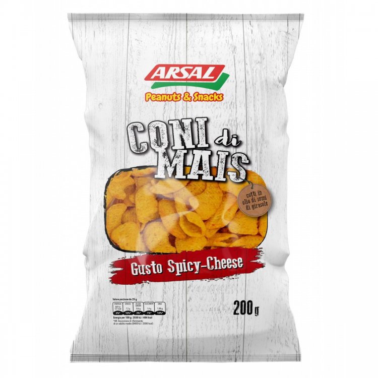 9 x SNACK CONI PICCANTI ARSAL 200gr